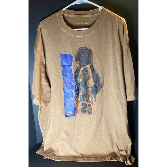 Nike Other - Nike Air Jordan Flight Heritage 85 T-Shirt Tan Wash Michael Chicago Bulls XXL